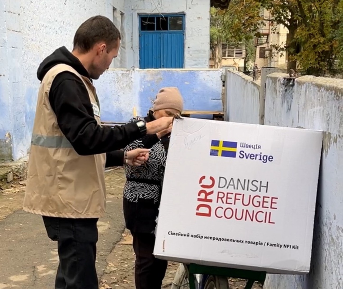 Dissemination of kits with basics among vulnerable families in Kherson Oblast.
©Misto Syly, Kherson Oblast, 2024