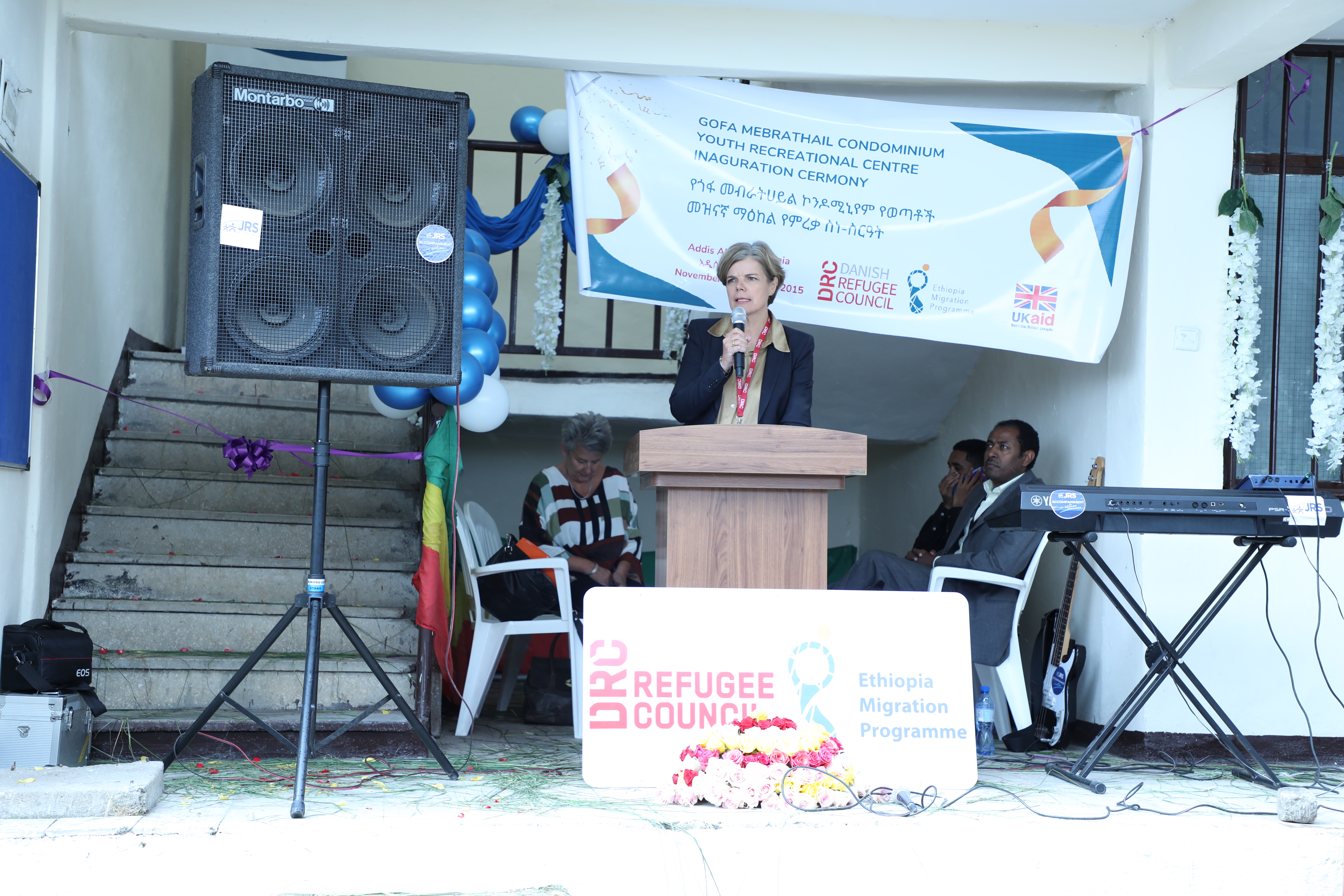 DRC Secretary General, Charlotte giving inaugural remarks.