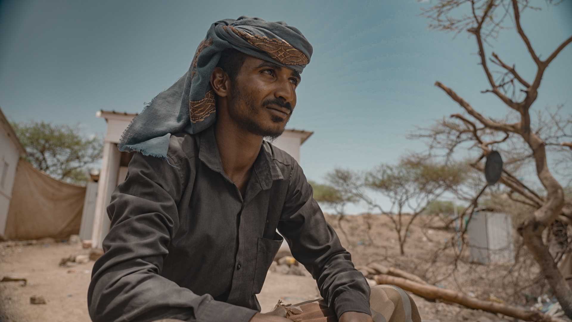 Mousa, a displaced man in Yemen
