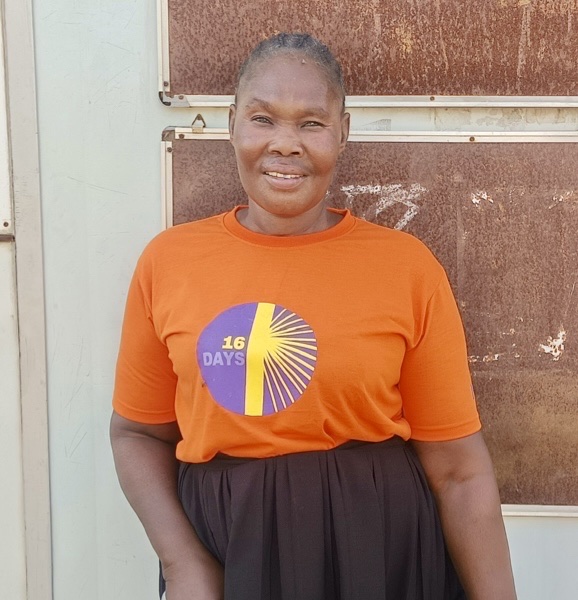 Aliza, a member of DRC Community-Based Protection Networks in Malakal