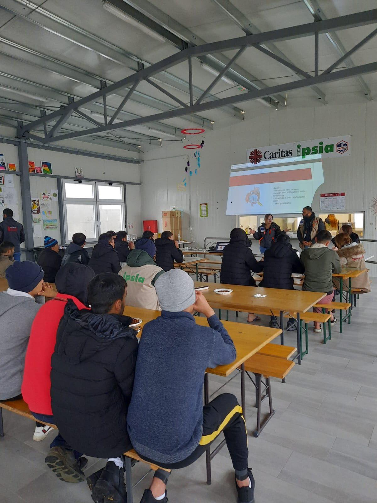 Health education at the Asylum CentreDRC