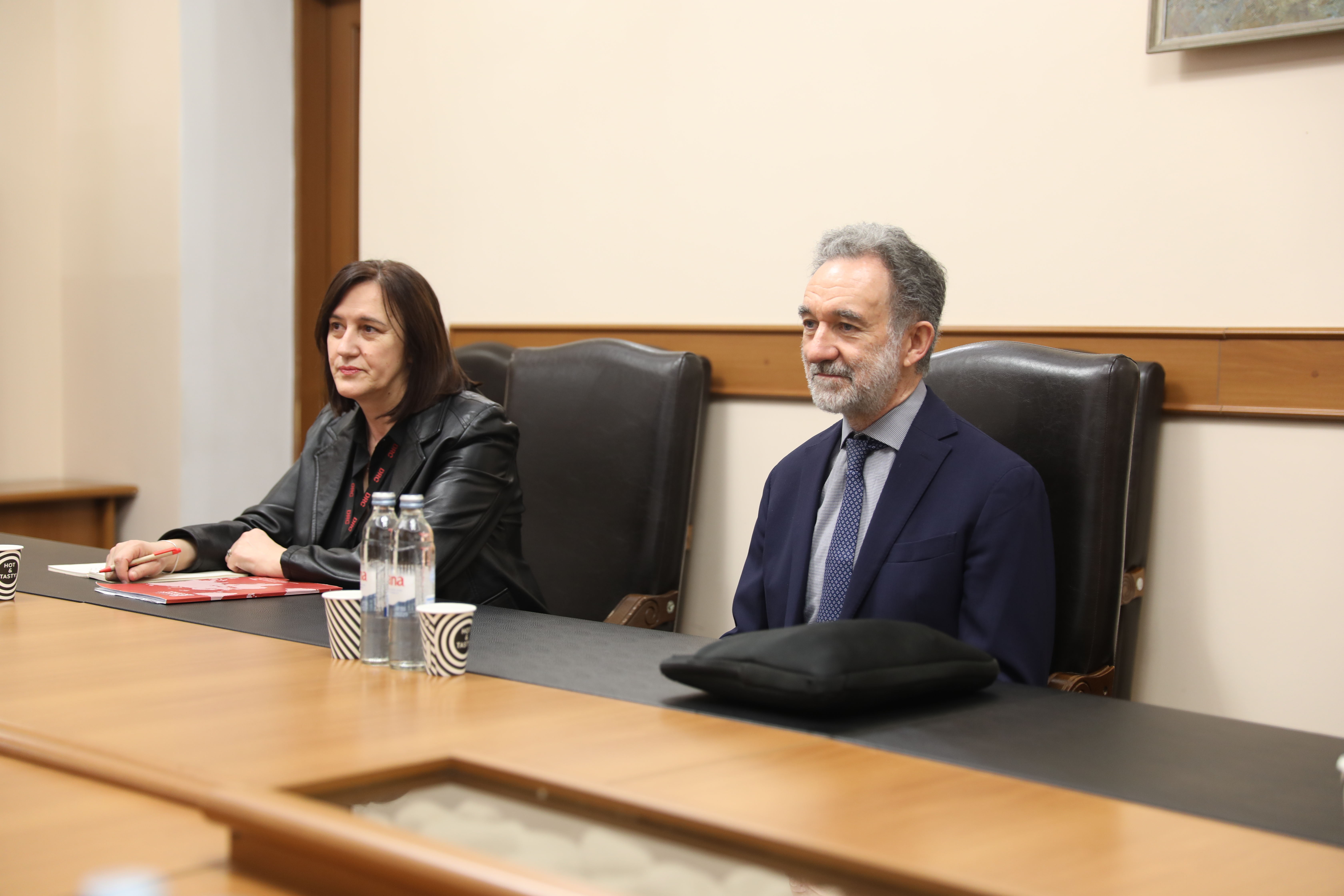 DRC Moldova Country Programme Manager, Verica Recevic and DRC's Executive Director for Asia&EuropePhoto: Ministry of Internal Affairs of the Republic of Moldova