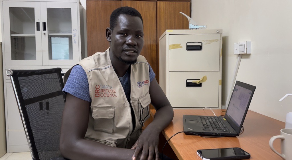 Paul Bul DRC’s Protection officer, Mobile Response Team member who was on the ground in the Renk transit center as the Mission Team Leader