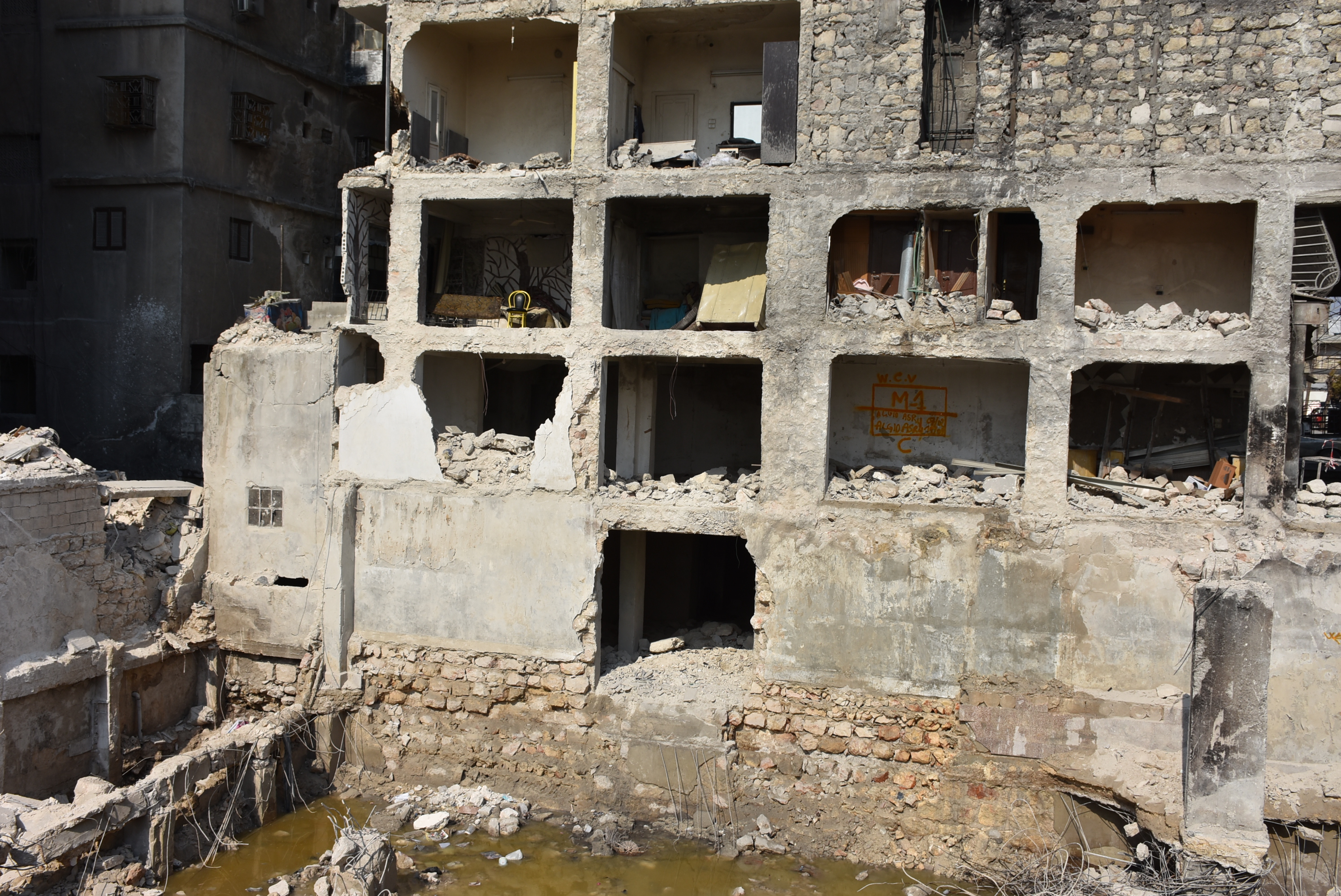 Aftermath of the earthquake in Aleppo, Syria. February, 2023. Photo by: Sara Alhamouri