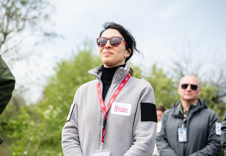 Roxana Bobolicu, Head of DRC's Humanitarian Disarmament and Peacebuilding Sector