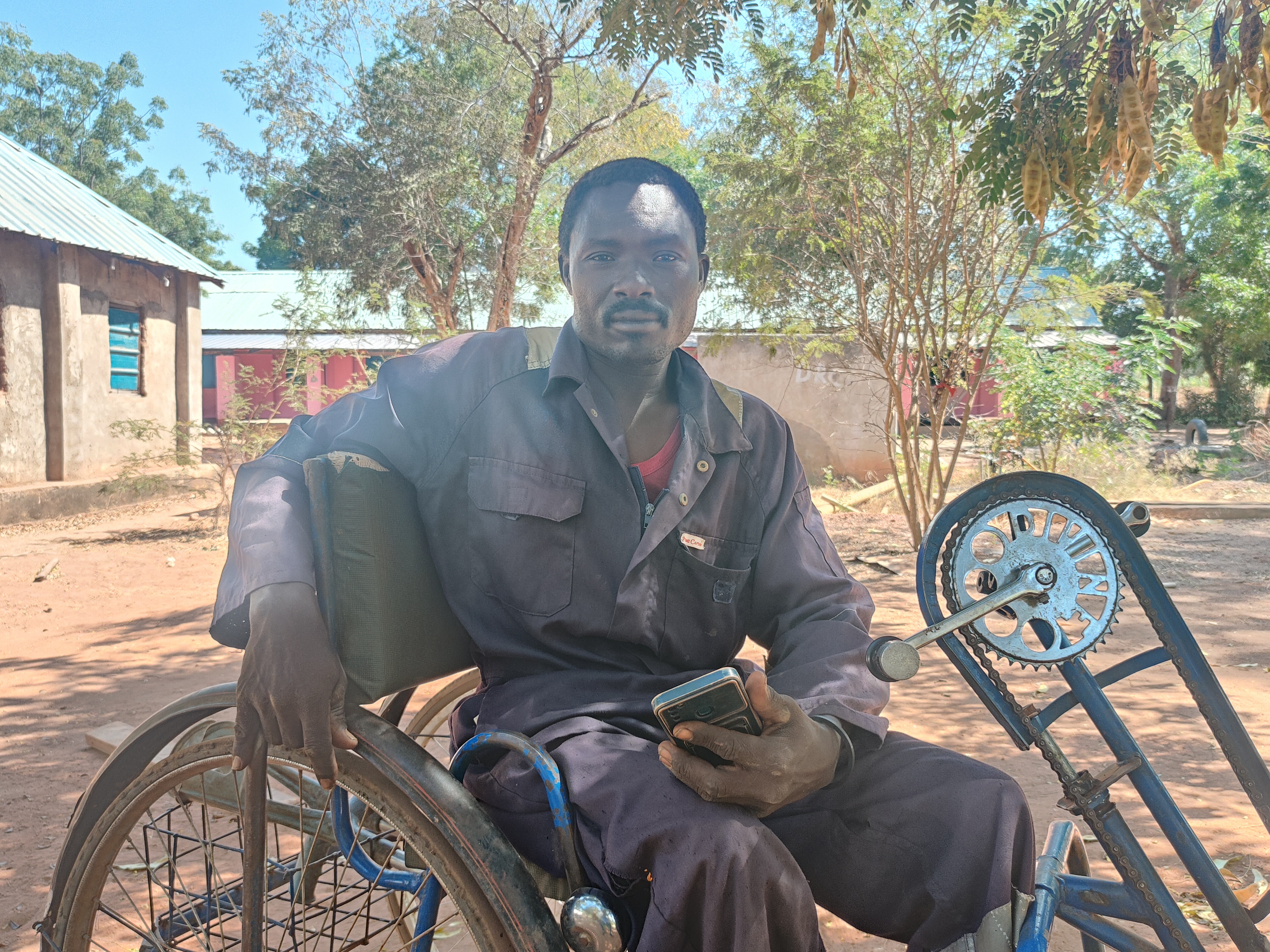 Omar Kafi Dokaun a refugee from Sudan living in Ajuong Thok, South Sudan